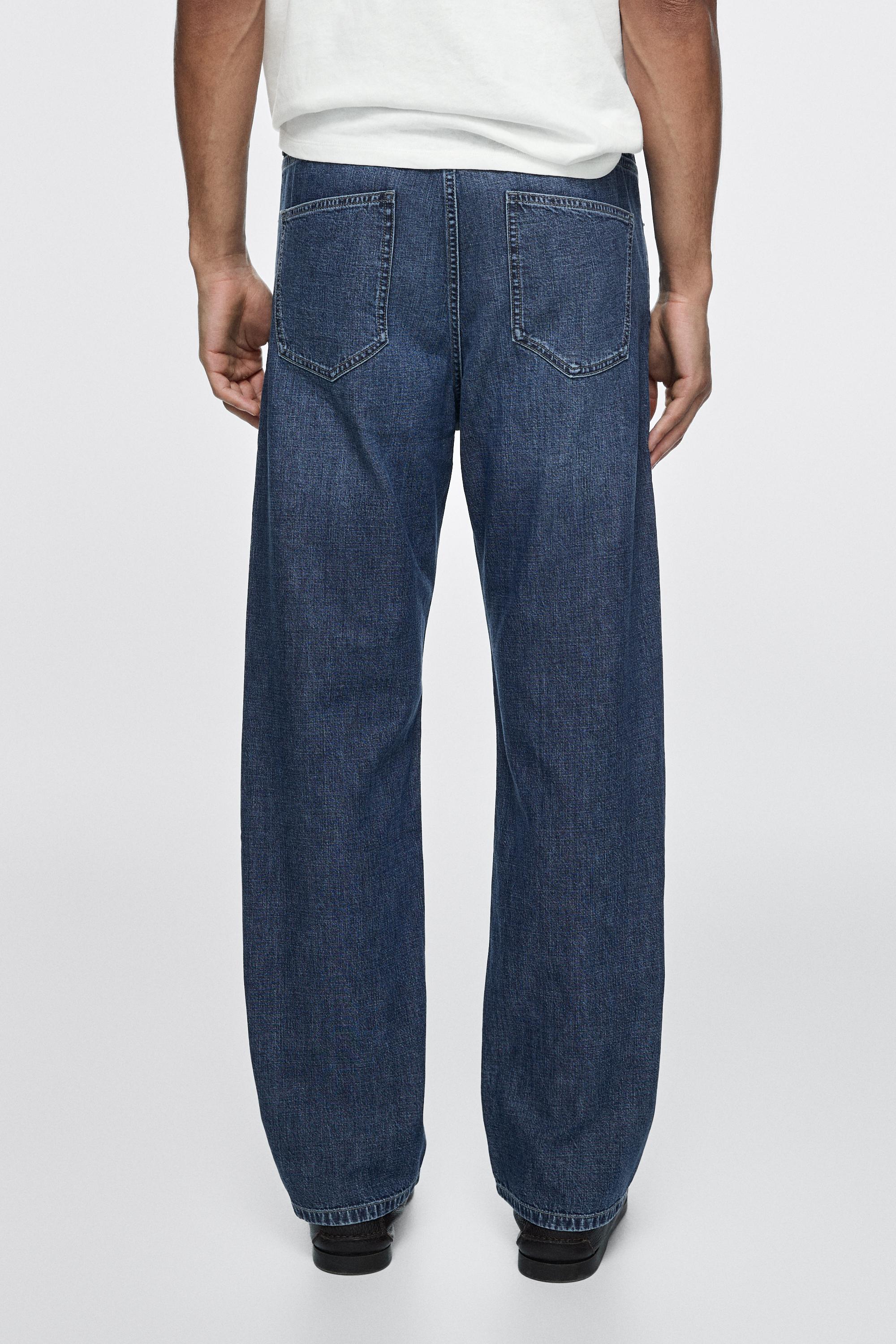 Jean straight en coton léger